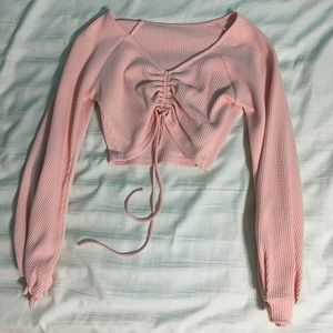 Zaful Pink Crop Top